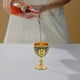 thumbnail image 5 of GOOHOCHY Copa de cáliz adornada, vasos de chupito retro, copa de vino medieval de Metal dorado, copa de vino decorativa para ceremonias religiosas de Halloween, 5 of 8