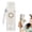 White, variant on 2-in-1 Water Bottle with Built-in Foldable Fan, Portable Fan Water Cup with 2 in 1 Spout and Straw Lid, Hidden Fold-Out Fans, Sports Water Bottles for Office Travel Gym & Outdoor Sports