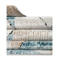thumbnail image 6 of Unique Loom Leipzig Collection Area Rug - Wagner (9' x 12' 2" Rectangle Blue/Beige), 6 of 7