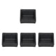 thumbnail image 5 of 4 Uds almohadilla para muebles tapón para cama tazas para muebles evitar arañazos posavasos para muebles tazas tapones para cama para silla sofá cama negro, 5 of 8