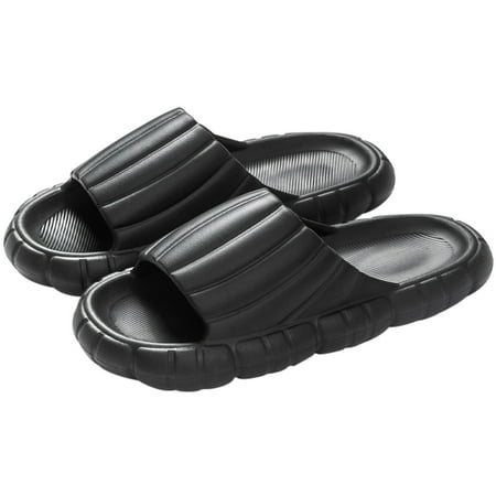 

Men Indoor Slippers Home And Home Flat Color Women Slippers Solid Bathroom Men Sandals Slippers Bottom Men s slipper