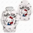 thumbnail image 2 of 2023 Fall Hello Kitty Hoodie Printed Casual Sweatshirt Women‘s Sweatshirt Loose Casual Street Fashion Sweatshirt HOEMLIN, 2 of 6