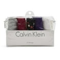 thumbnail image 3 of Calvin Klein Women's 5-Pack Cotton Form Thong, Rebellious \ Twinkle Black,XS - US, 3 of 4