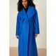 thumbnail image 3 of Dorothy Perkins - Saco Línea Larga de Bouclé para Mujer (Azul Cobalto), 3 of 5