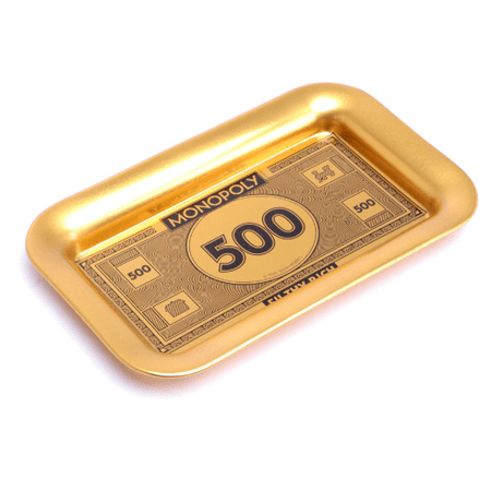 Monopoly Filthy Rich Money - Catch All Valet Tray for Men Wallet, Coin, Keys, Jewelry, and More