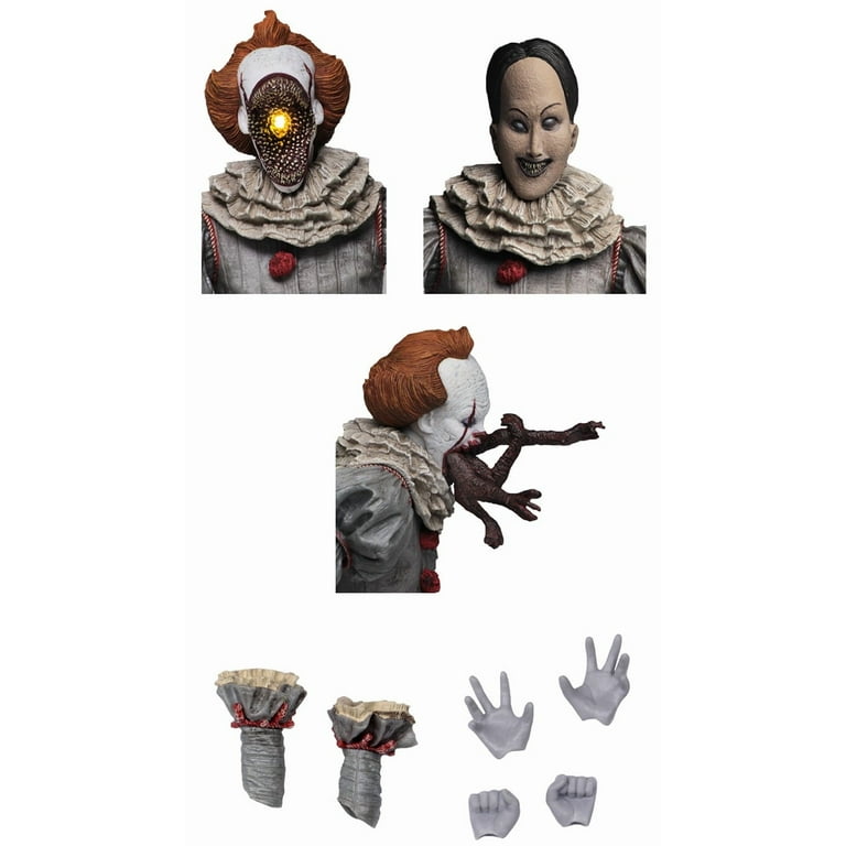 IT (2017) Pennywise フィギュア NECA IT (2017): Pennywise Action Figure with Interchangeable