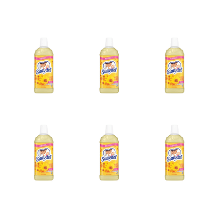 Suavitel Morning Sun Liquid Fabric Softener 15.2 fl oz – 6 Pack