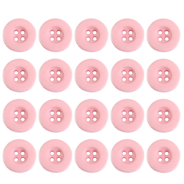 ziyahi 100Pcs Resin Buttons Candy Color 4 Holes Children Handmade ...