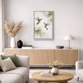 thumbnail image 5 of Framed Canvas Print Hummingbird Wall Art Boho Decorative for Living Room Bedroom - 24"x36" WHITE, 5 of 8