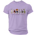 thumbnail image 2 of Halloween Shirts for Men Ghost Spider Print Crew Neck Cute T-Shirt Bat Graphic Short Sleeve Casual Funny Tees 3XL, 2 of 5
