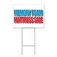 thumbnail image 1 of Memory Foam Mattress Special (18" x 24") Yard Sign, Includes Metal Step Stake, 1 of 6