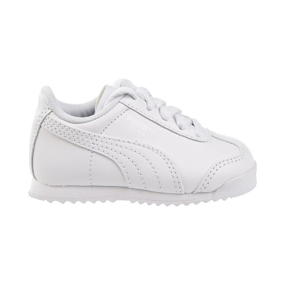 Toddler's Puma Roma Basic White-Light Gray (354260 14) - 5