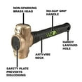 thumbnail image 2 of Wilton 90212 B.A.S.H Brass Sledge Hammer w/ 2-1/2 lb. Head & 12" Handle, 2 of 5