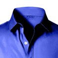 thumbnail image 6 of ZZwxWA Men's Stretch Wrinkle Free Dress Shirts Formal Wedding Prom Long Sleeve Slim Fit Button Down Shirt Party Shirt Sale, 6 of 6