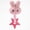 Pink, variant on Plush Dog Chew Toy Paw Shaped Squeaky Puppy Play Toy Stuffed Plush Teething Toy With Rubber Ring Interactive Pet Play Toy For Small Medium Dogs