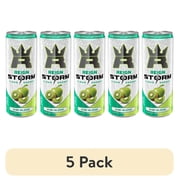 (5 pack) Reign Storm, Kiwi Blend, Clean Energy Drink, 1 Count, 12 fl oz