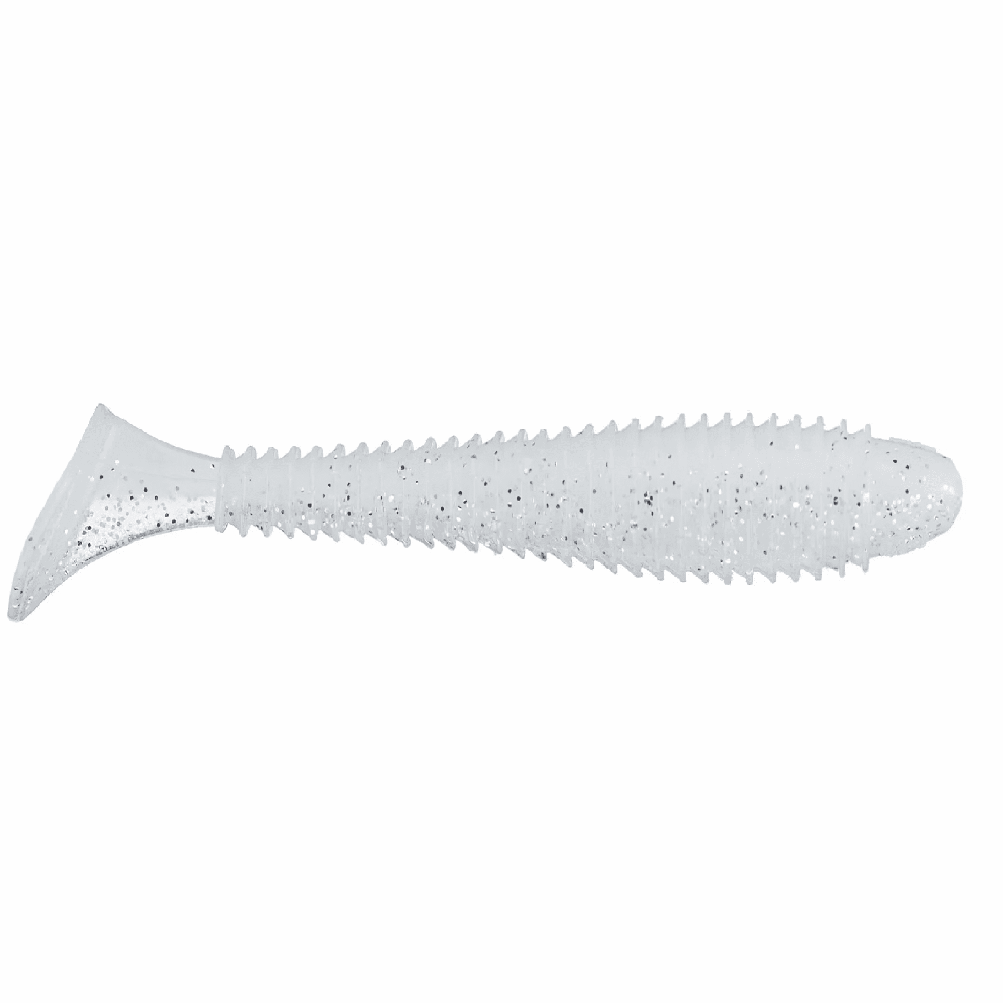 (2 pack) Strike King Rage Swimmer 3 3/4" Pearl Flash Soft Bait Lure