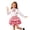 00-Red14, variant on WOYY Girl Casual Gingham Ruffle Skirt School Plaid Layered A Line Skirt, Grey, Sizes 3-14