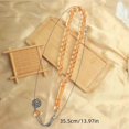 thumbnail image 3 of Smooth Islamic Prayer Bead Necklace 33 Bead For Travel Mosque Visits And Comfortable Grip Religious Meditation Practice Tangerine, 3 of 4