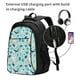 thumbnail image 2 of Easygdp Sea Animal Mochila para Laptop de Viaje con Puerto USB, Mochila para Laptop con Puerto de Carga USB para Mujeres y Hombres, 2 of 7