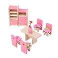 thumbnail image 3 of Muebles para casa de muñecas, muebles para casa de muñecas de madera de colores con simulación realista en miniatura, muebles para casa de muñecas de madera para lograr más, 3 of 9