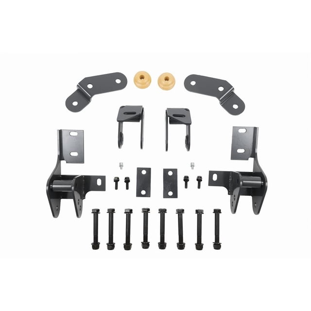 Bell Tech Control Arm Relocation Bracket 5320A Relocates Upper And Lower Control Arms; Black; Steel