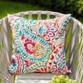 thumbnail image 2 of Outdoor Pillow Covers 18x18 Inch Set of 2 Colorful Paisley Decor Throw Pillow Covers Outdoor Autumn Waterproof Pillow Covers Decor for Patio Funiture Garden Sofa Couch 7C, 2 of 6