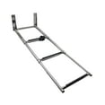 thumbnail image 5 of Dualoai Telescopic Boat Ladder Extendable Step Foldable Portable Marine Transom Boarding, 5 of 9