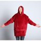 thumbnail image 1 of (Monopolios de estaciones independientes) Invierno más franela gruesa de terciopelo talla única para todos los amantes cuello redondo servicio a domicilio general camisón cómodo y cálido para perezoso, 1 of 5