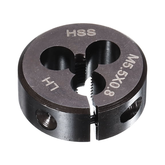 Uxcell Round Threading Die M5.5 x 0.8 Metric Thread Adjustable Left Hand Cutting Die