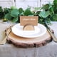 thumbnail image 3 of 10 Uds. De soporte de madera rústico para tarjetas de lugar, soporte para números de mesa, soporte de madera para notas, soportes para fotos de madera para nombre de mesa de fiesta de boda Xemadio YQ-2030, 3 of 9