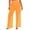 Orange, variant on Women's Pants Fashion Casual Pants For Women Swim Trunks See Through Mesh Covering Bikini Bottom Elastic Waist Wide Legs