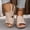 Khaki, variant on Viluyesy Wedge Sandals for Womens, Wide Width Adjustable Buckle Peep Toe 2026 Fashion Comfortable Shoes Brown US9.5