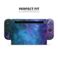 thumbnail image 4 of Design Skinz - Compatible with Nintendo Switch Lite - Skin Decal Protective Scratch-Resistant Removable Vinyl Wrap Cover - Azure Nebula, 4 of 5