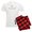 With Red Plaid Pant, variant on CafePress - No Touchy! Men's Light Pajamas - Men's Light Loose Fit Cotton Pajama Set