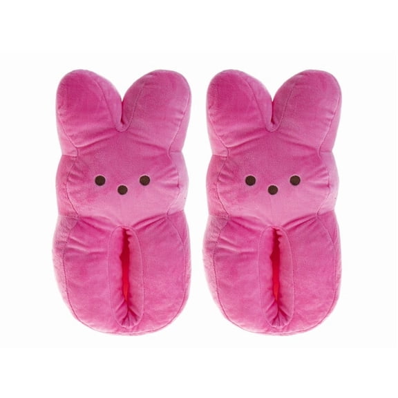 Peeps Easter Dual Size Ladies Peeps Slippers, Pink, Size: 9-10