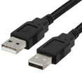 thumbnail image 3 of Cmple - USB to USB Cable 3ft USB A to A Male to Male USB 2.0 Cable Data Transfer USB Cord for Laptop, PC, USB Hub, Hard Drive, Laptop Cooler - Black, 3 of 7
