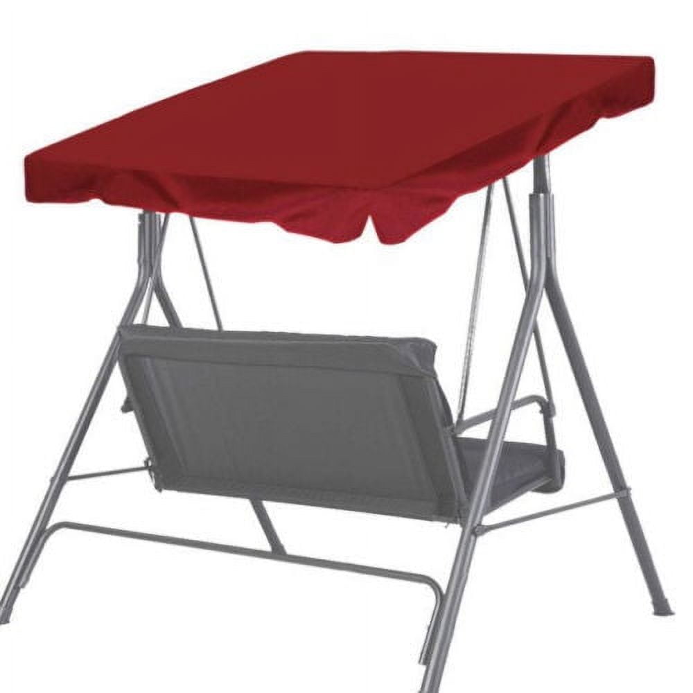 New 73 "x52" Swing Canopy Replacement Porch Top Cover Seat Patio Outdoor Furniture (Burgundy)