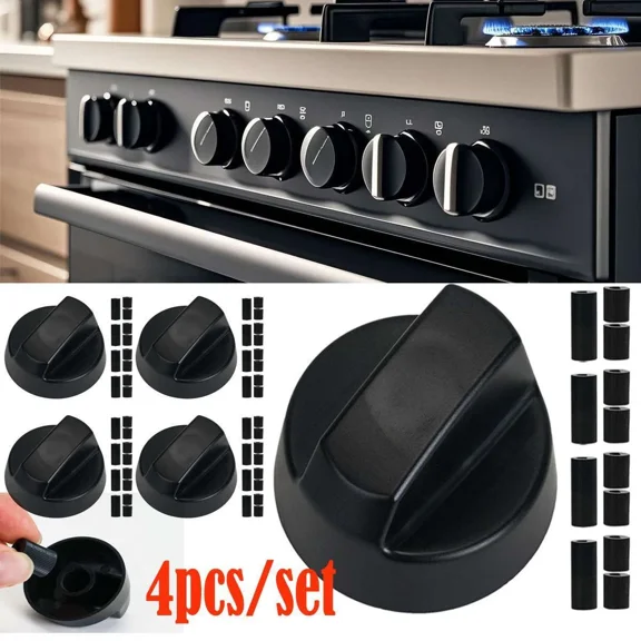 4Pcs/Set Universal Replacementsstove Top Control Knobs For Gas Cook Top Stove