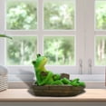 thumbnail image 3 of ICQOVD Frogs Resin Crafts Living Room Desktop Yoga Bedroom Home Furnishing, 3 of 3