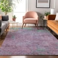thumbnail image 7 of Addison Rugs Mayfield Premium Machine Washable Transitional Abstract Lavender Rectangle Rug, 5' x 7'6", 7 of 7