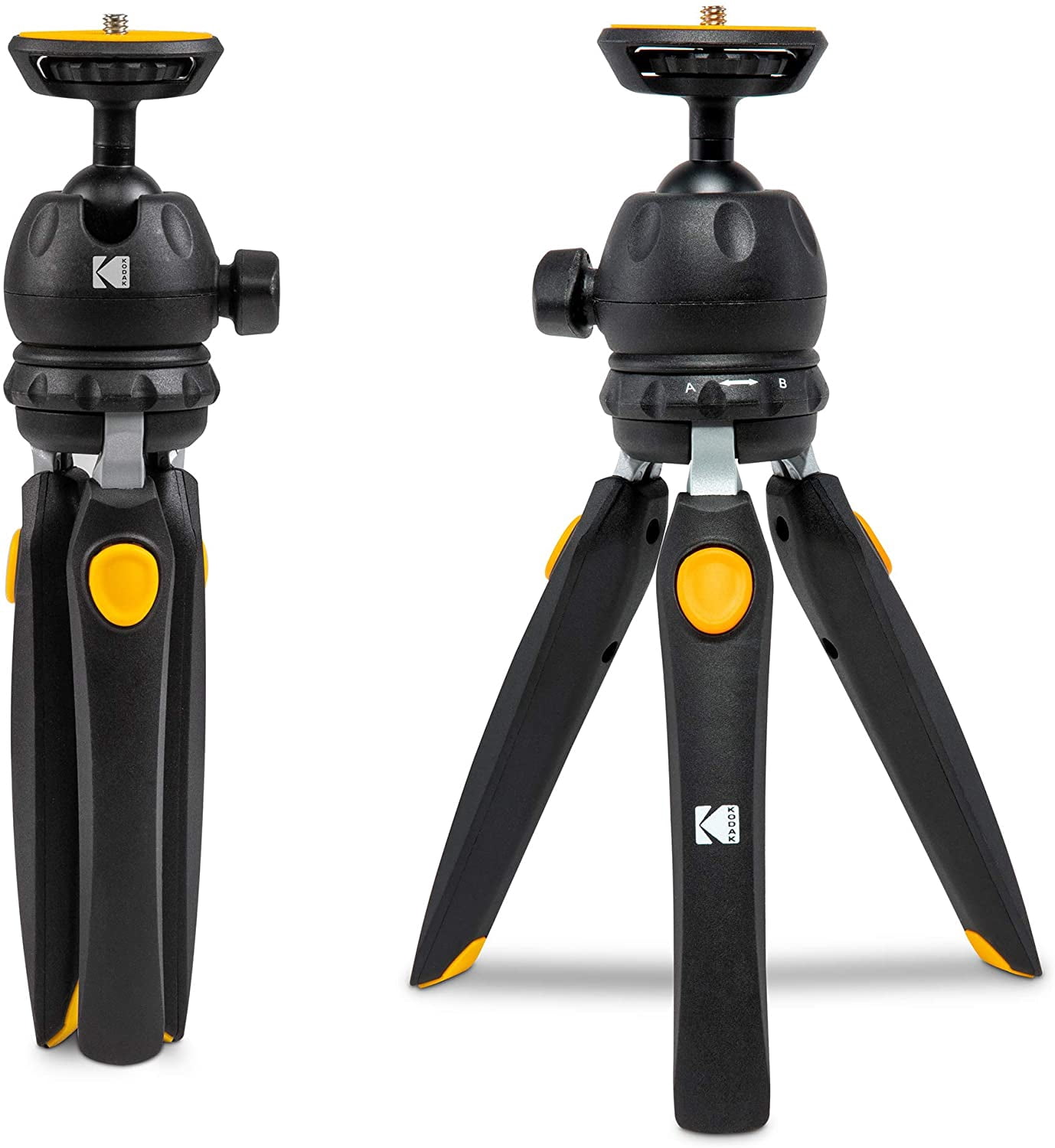 KODAK Photogear Mini Adjustable 9 Inch Tabletop Tripod Converts to Selfie Stick with E-Guide