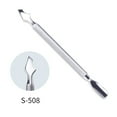 thumbnail image 1 of YIJIAN 508 Cuticle Pusher Trimmer Stainless Steel Manicure Tools for Fingernails and Toenails, 1 of 5