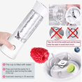 thumbnail image 4 of Mini - White 78*260mm USB Rechargeable Portable Juice Press Smoothie Blender, 4 of 5