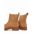 thumbnail image 5 of Lauren Ralph Lauren Effortlessly Chic Camel Suede Ankle Boots Brown (Women's), 5 of 6