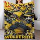 thumbnail image 4 of Manta de disfraz de Wolverine, manta de dibujos animados, manta ultra suave para sofá, cama, sala de estar, dormitorio, coche, 50 x 40 pulgadas, 4 of 7