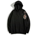 thumbnail image 4 of Niepce Inc Japanese Fashion Hooded Sweatshirt Men Koi Fish Embroidery Hoodie Streetwear Cotton Tops, 4 of 9