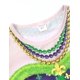 thumbnail image 3 of Camiseta para mujer, disfraz de flor de lis para mardi Gras, con forma de corsé, talla S, 3 of 7