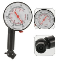 Masteelf High Precision Low Pressure Tire Gauge Durable ABS Plastic Car Tire Pressure Meter Black 060 PSI