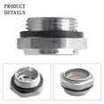 thumbnail image 3 of Bgsha Air Compressor Oil Sight Glass G 3/4" Aluminum Oil Level Gauge, 3 of 9